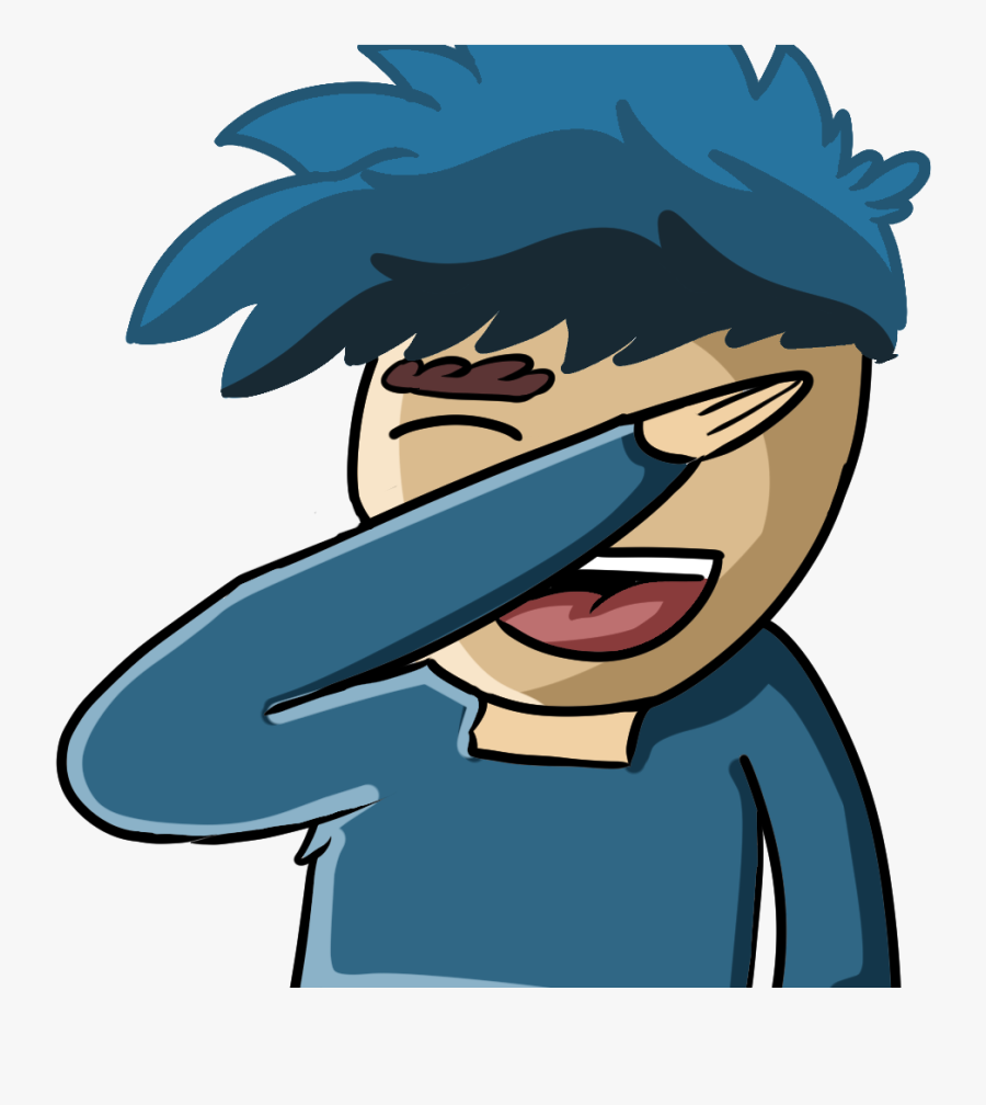 ⭐drawn Dab Twitch Emote For @harleytatumtbs 😂 ⭐ashamed - Dab Emote Twitch, Transparent Clipart