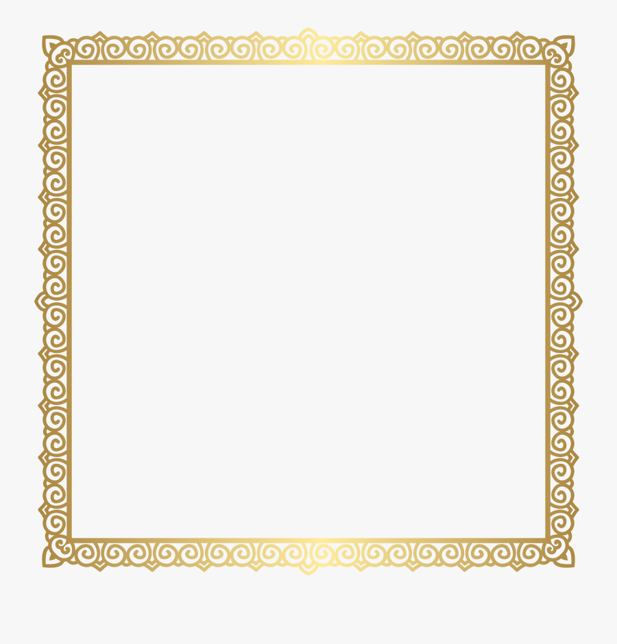 Square Area Text Picture Frame Pattern, Transparent Clipart