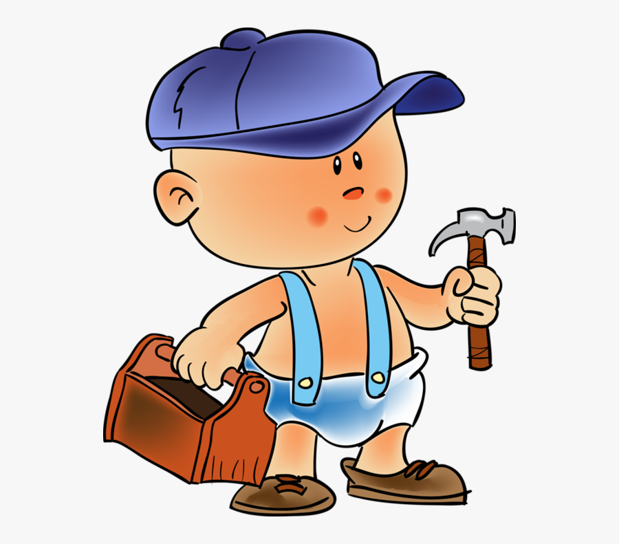 Pin Individual People Clipart - Builder Baby, Transparent Clipart