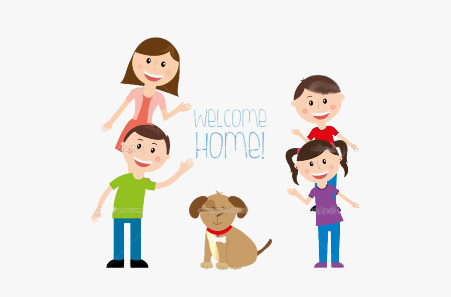 Kindness Clipart Host Family - Vector Graphics, Transparent Clipart