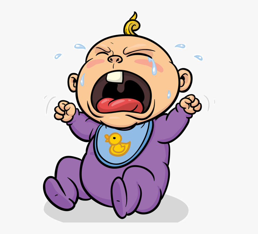 Baby Crying Cartoon Gif, Transparent Clipart