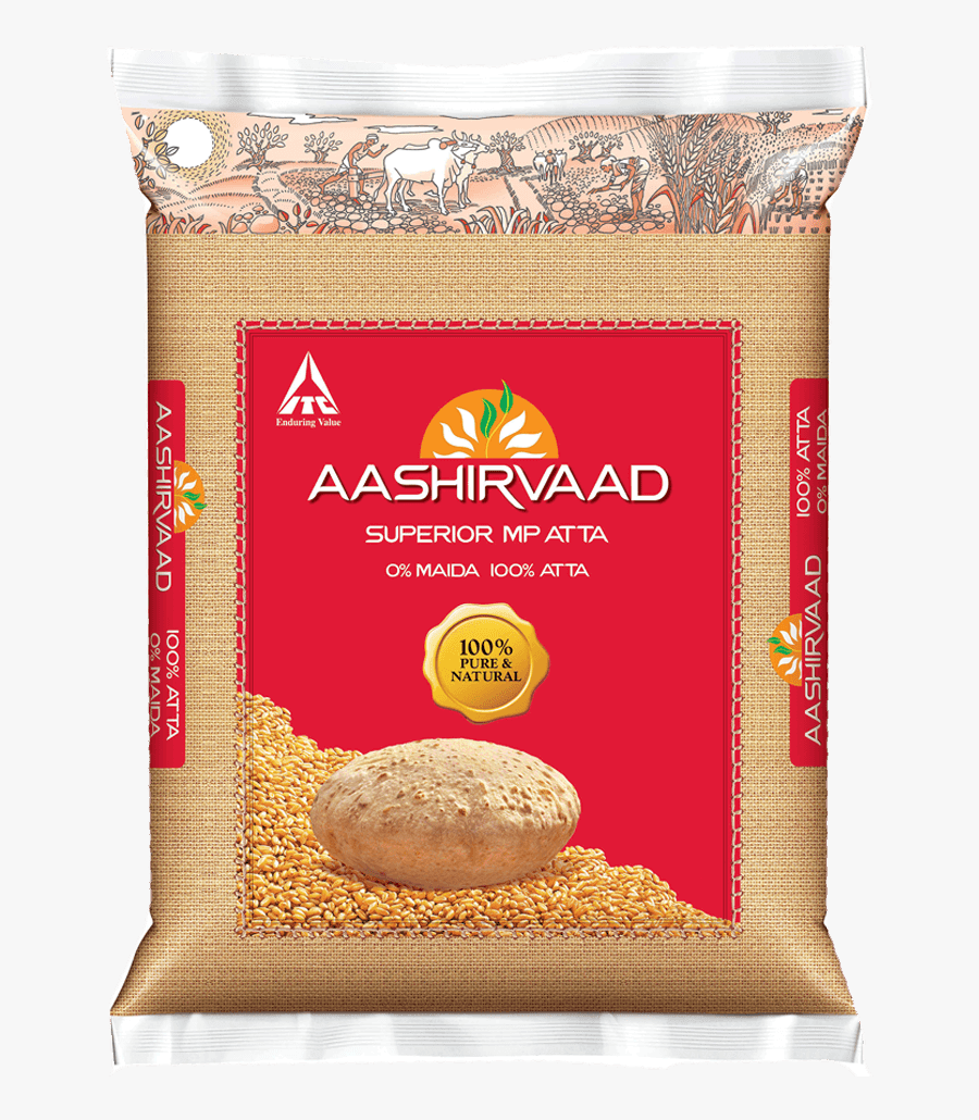 Aashirvaad Whole Wheat Atta 10 Kg @ Rs255 - Aashirvaad Superior Mp Atta, Transparent Clipart