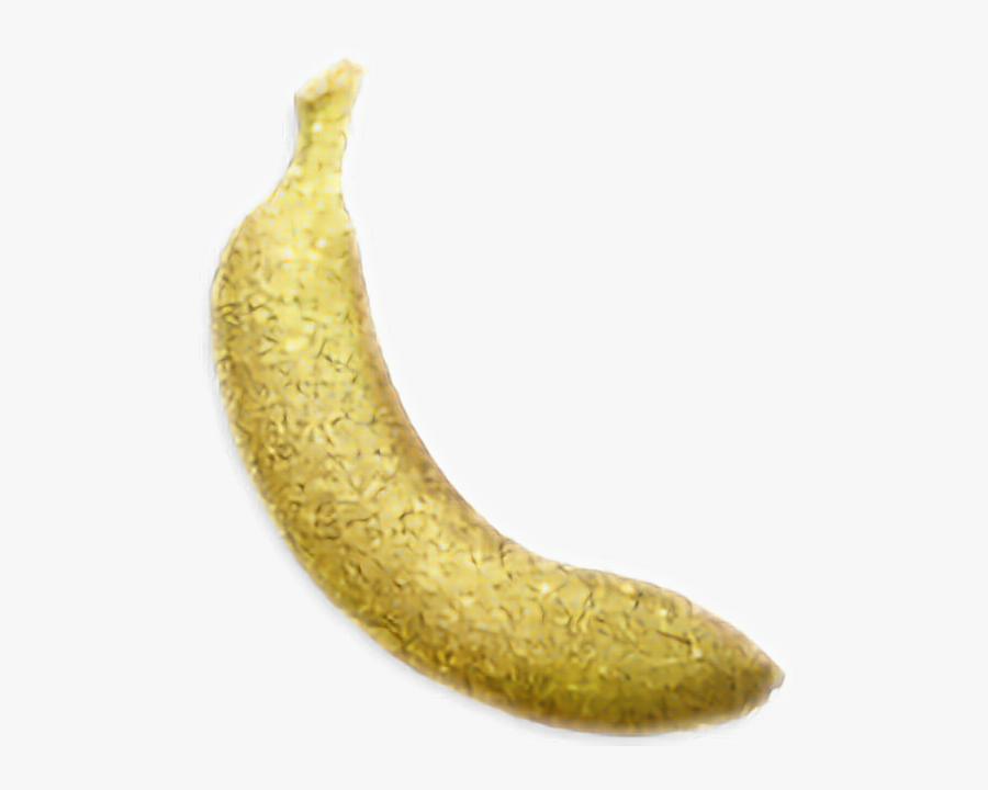 #platano #banana #glitter #amarillo - Banana Glitter, Transparent Clipart