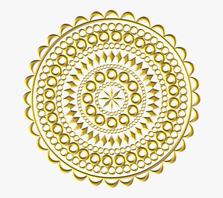 God, Circles, Intricate, Delicate, Design, Graphic - Circulo Detalhado Png, Transparent Clipart