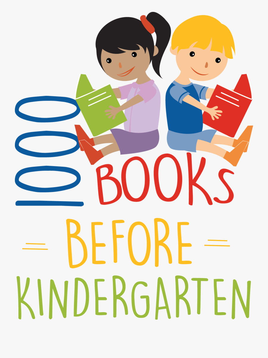 Books Before Library - 1000 Books Before Kindergarten, Transparent Clipart