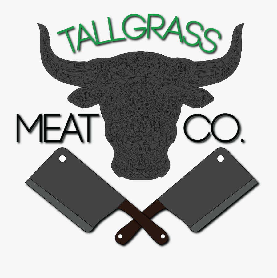 Logo Design By Jón Design Company For Tallgrass Meat - Bull, Transparent Clipart