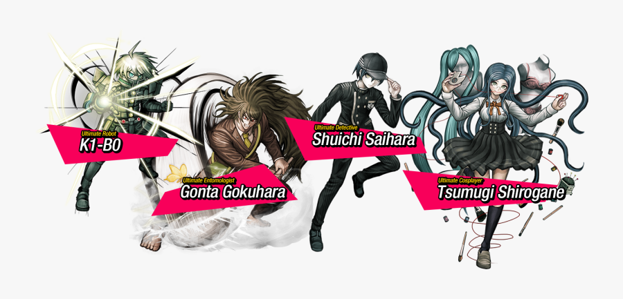 V Killing Harmony Receives - Danganronpa V3 Characters, Transparent Clipart