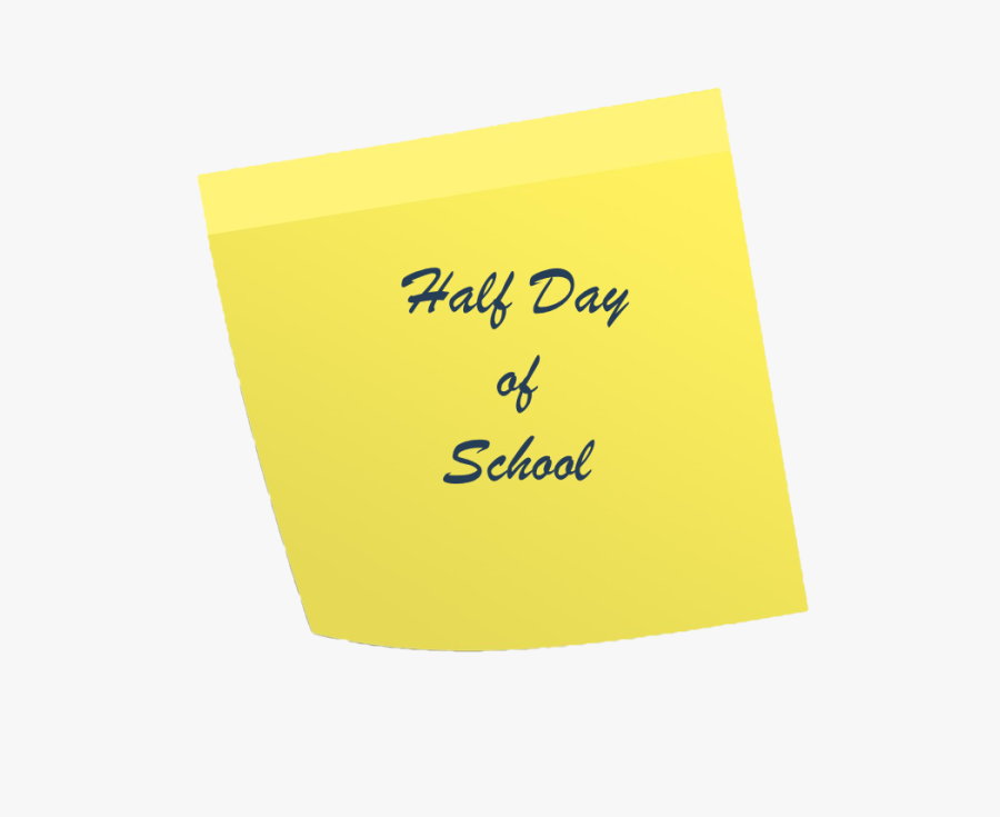 Half Day Of School, Transparent Clipart