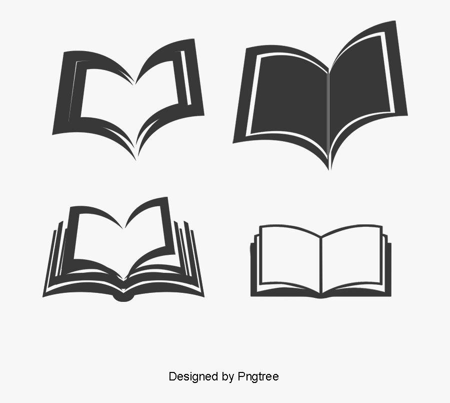Open Book Clipart Png - Buku Vector Png, Transparent Clipart