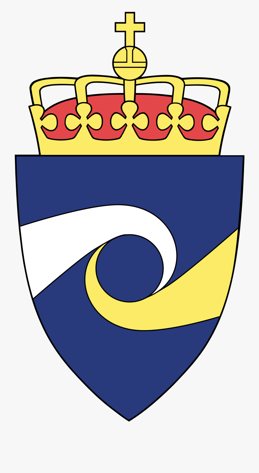 Clip Art Norwegian Wikipedia - Norway Coat Of Arms Png, Transparent Clipart