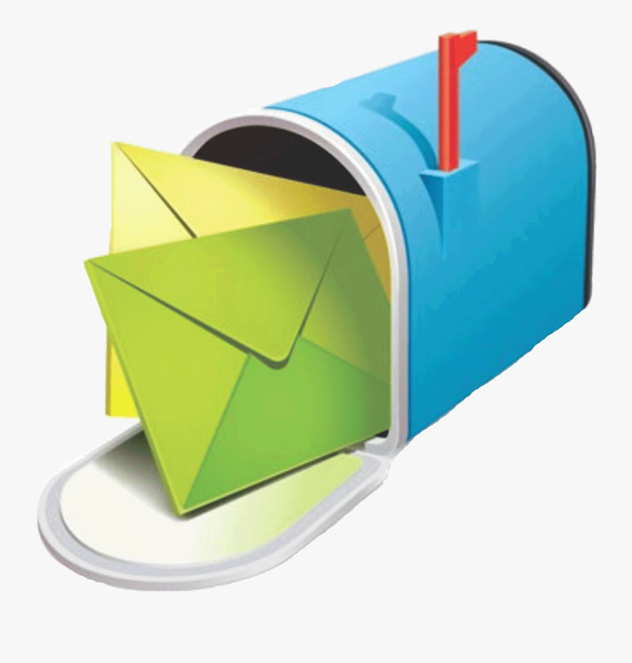 Mailbox Clipart Full Mailbox - Direct Mail Marketing, Transparent Clipart