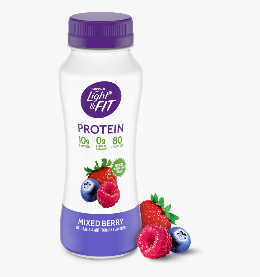 Mixed Berry Protein Smoothie - Plastic Bottle, Transparent Clipart