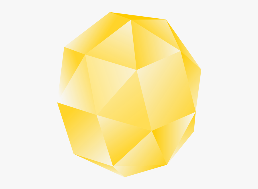 Angle,symmetry,yellow - Yellow Gemstone Clip Art, Transparent Clipart