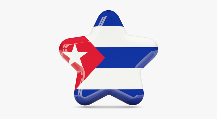 Download Flag Icon Of Cuba At Png Format - Cuba Flag In Star, Transparent Clipart