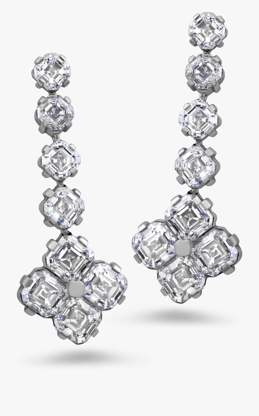 Earring Transparent Diamond - Diamond Earring Png, Transparent Clipart