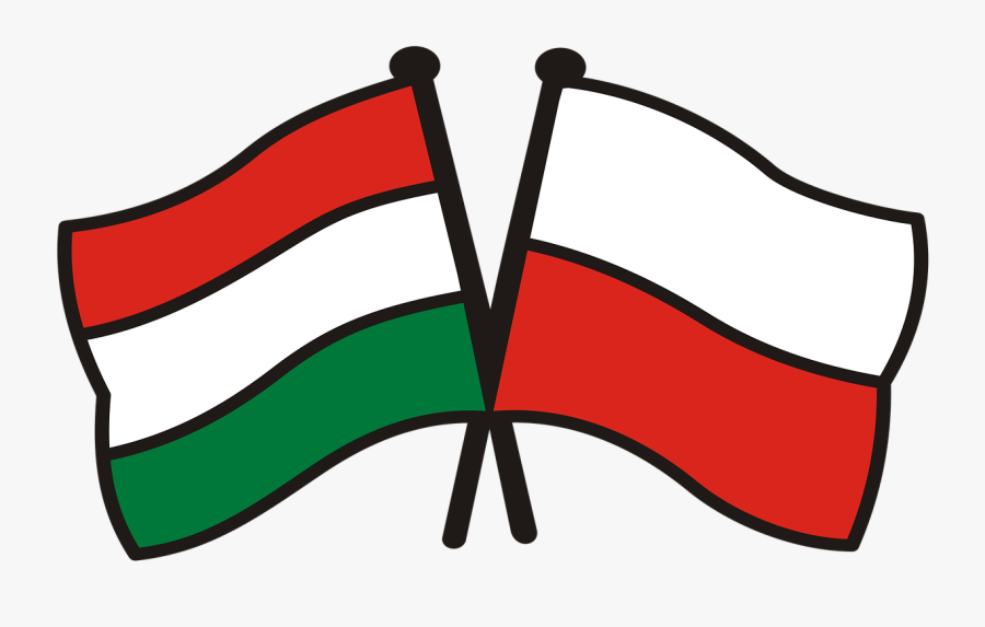 Poland Hungary Flags National Colors Free Photo - Russia And India Flag, Transparent Clipart