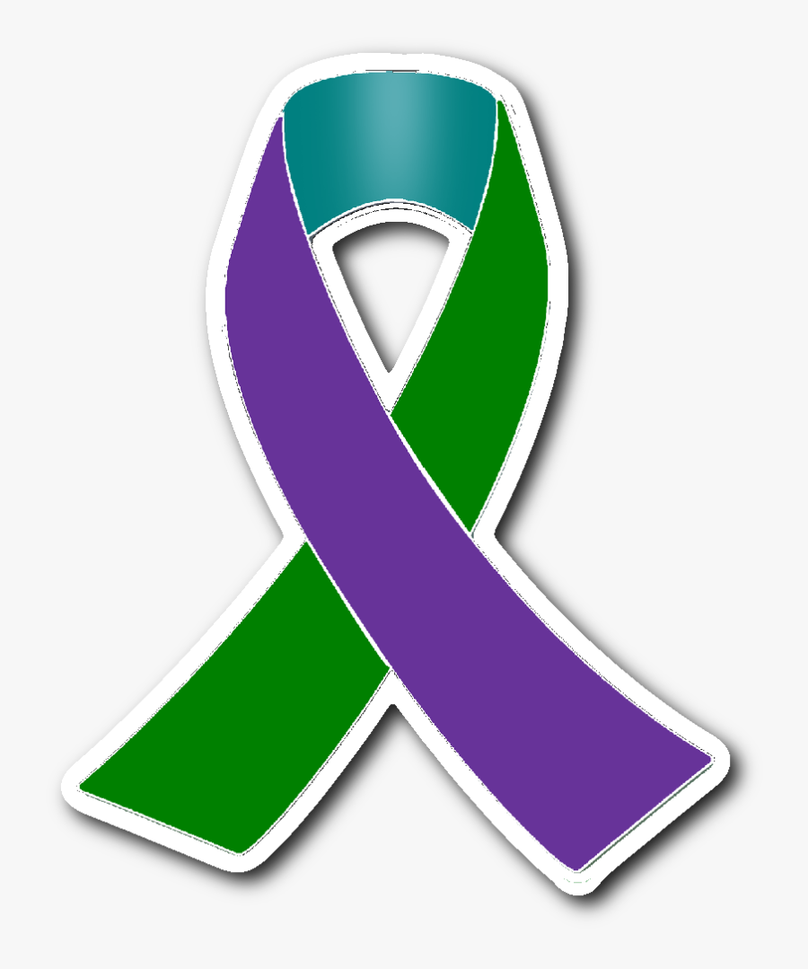 Mental Health Clipart Green Awareness Ribbon Emblem Free 