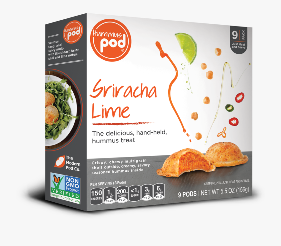 Transparent Sriracha Png - Hummus Pods, Transparent Clipart