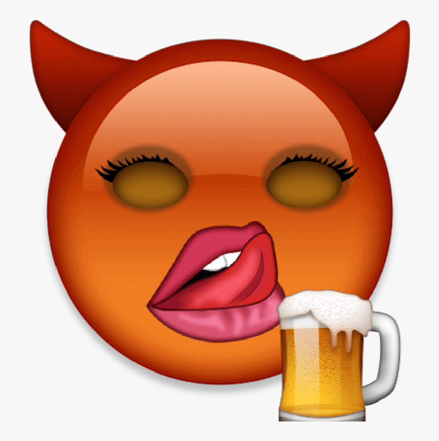 #sticker #emoji #emojisticker #devil #devilish #naughty - Devil Emoji Png, Transparent Clipart