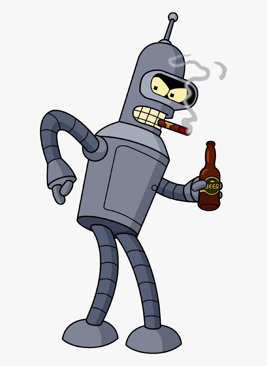 Futurama Clipart Bender - Bender Futurama, Transparent Clipart