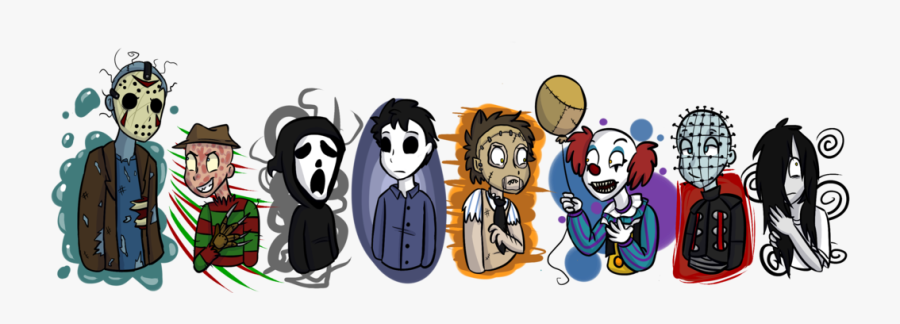 Movie Killehs By - Cartoon Horror Movie Characters, Transparent Clipart