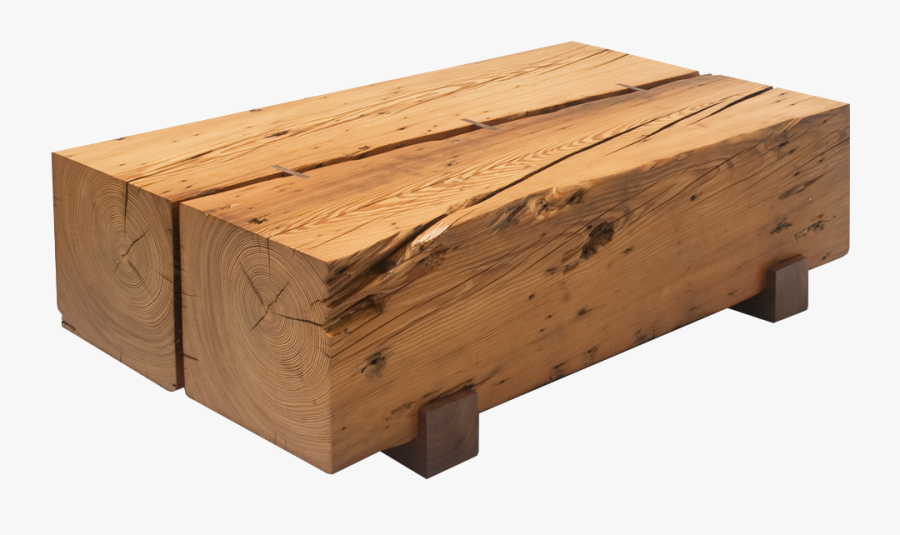 Beam Coffee Table - Wooden Coffee Table Png, Transparent Clipart