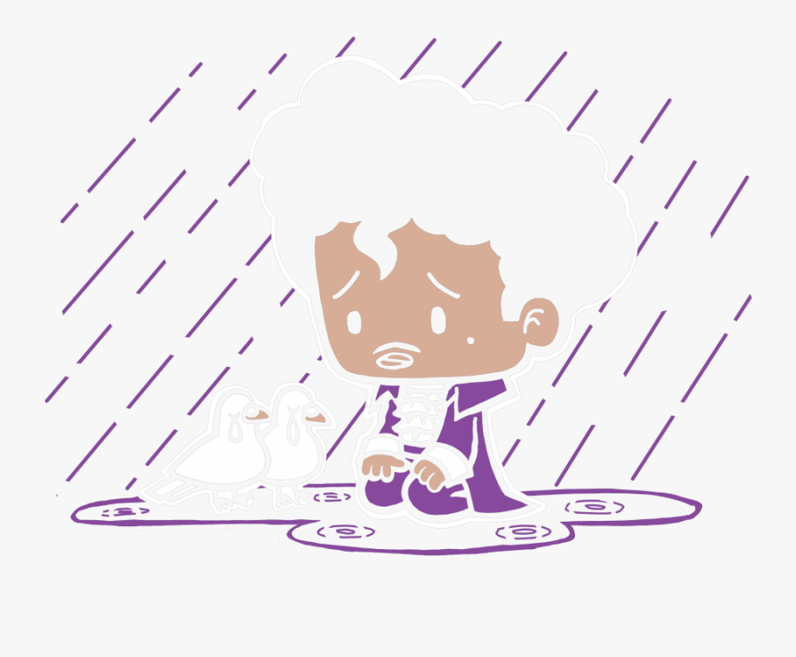 Clipart Purple Rain, Transparent Clipart