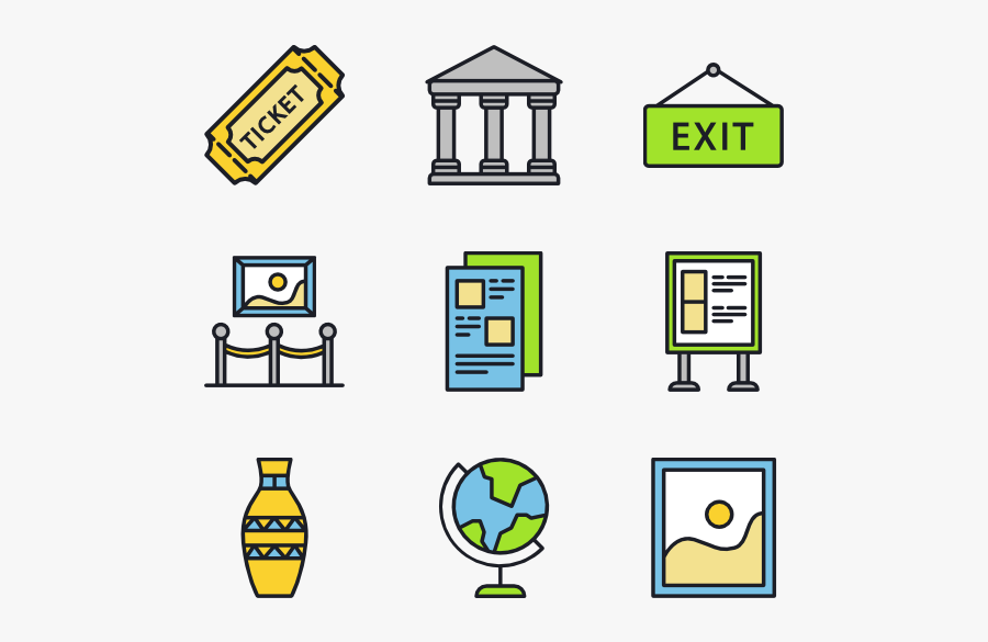 124 Museum Icon Packs - Museo Png, Transparent Clipart