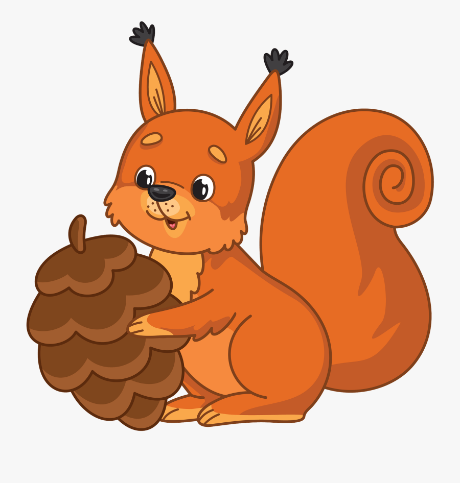 Fox Squirrel, Transparent Clipart