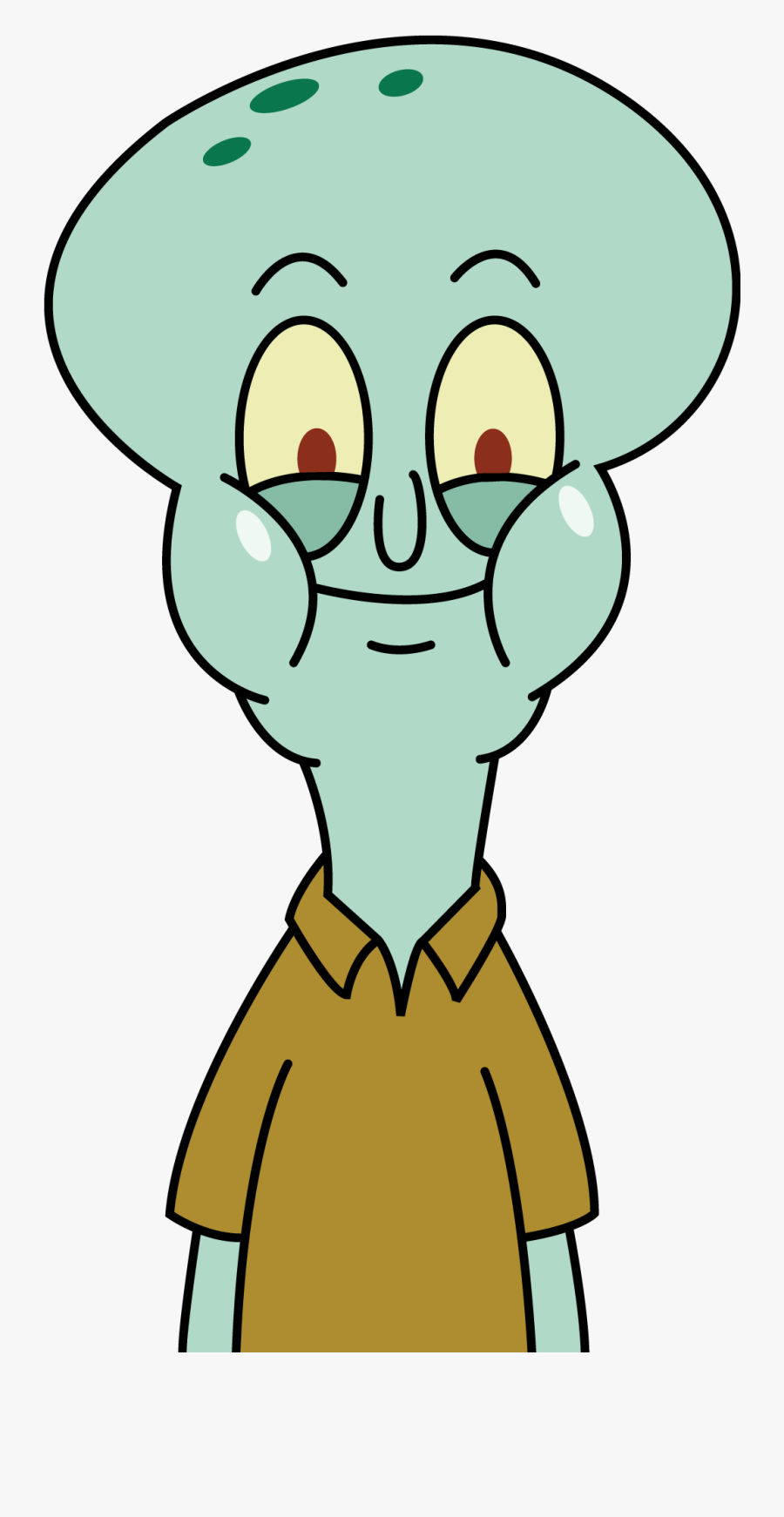 Squidward Hi How Are You Clipart , Png Download - Normal Squidward, Transparent Clipart
