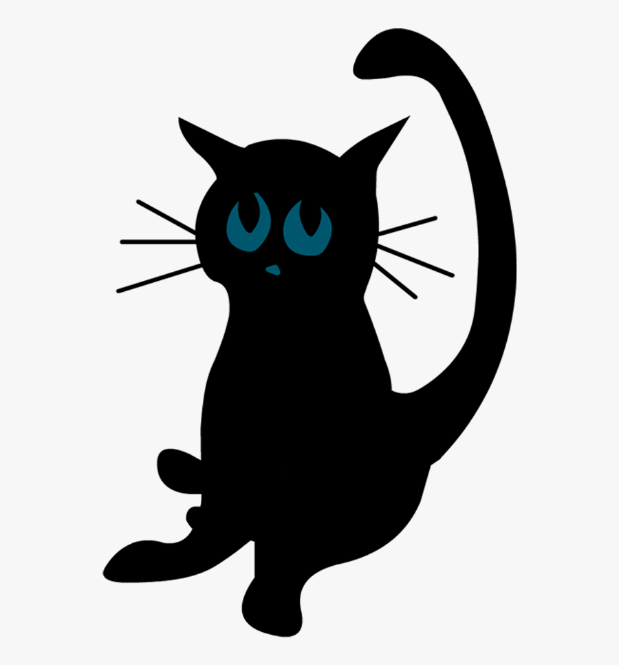 Cat Looks Up And To The Left - Cat Yawns, Transparent Clipart
