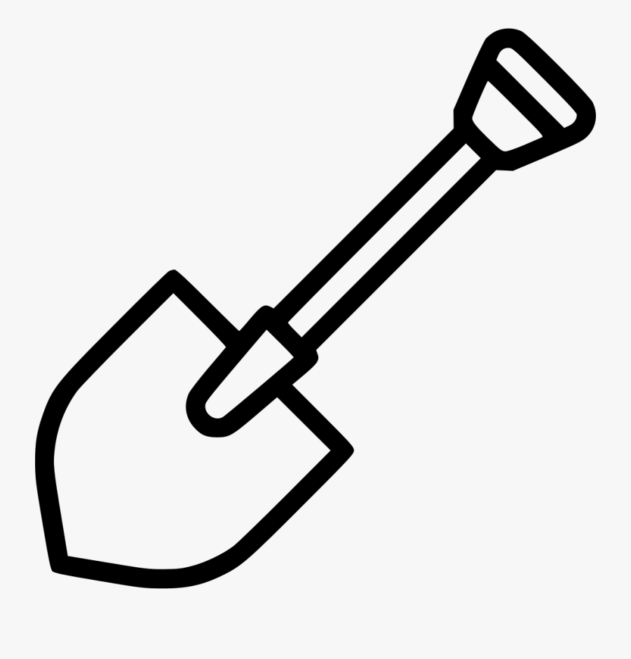 Shovel Digger Tool Dig Military Army - Shovel Icon, Transparent Clipart