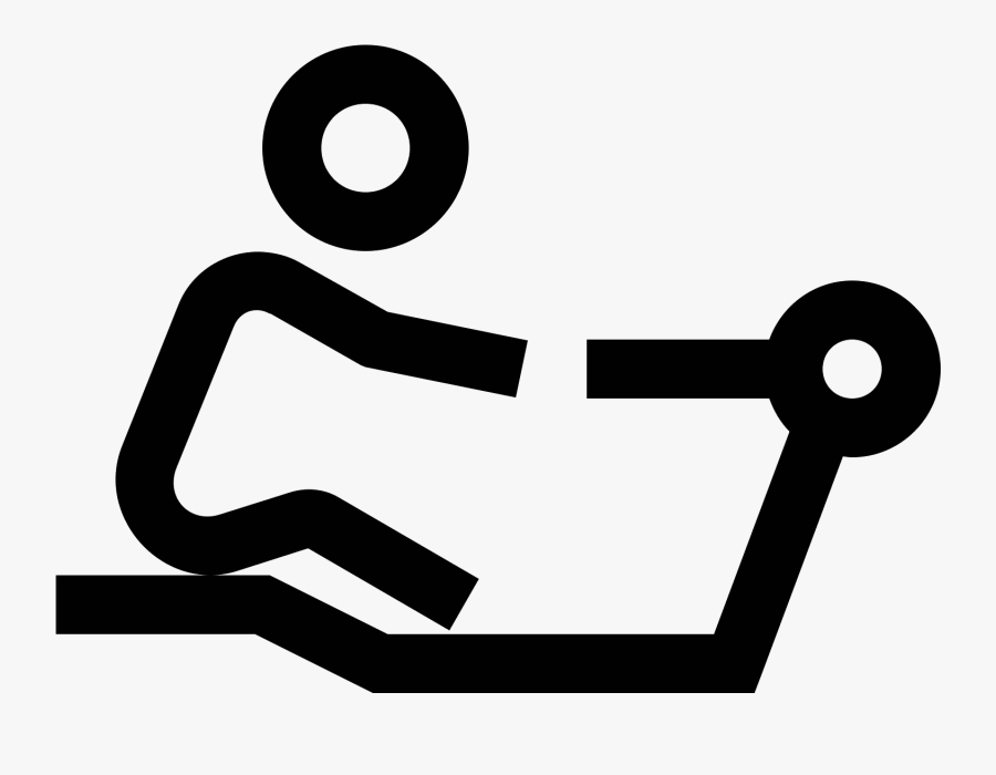 Clipart Woman Rowing - Rowing Machine Rowing Icon, Transparent Clipart