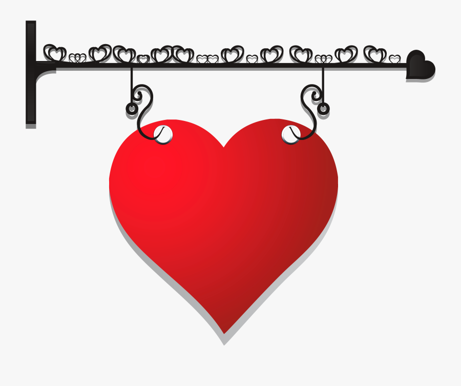 Transparent Hanging Hearts Png - Transparent Png Hanger Clipart, Transparent Clipart