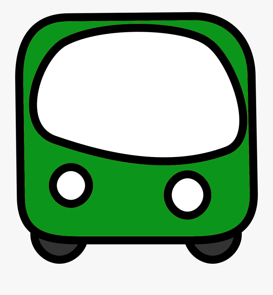 Green Bus - Source - Http - //pixabay - Com/en/school, Transparent Clipart