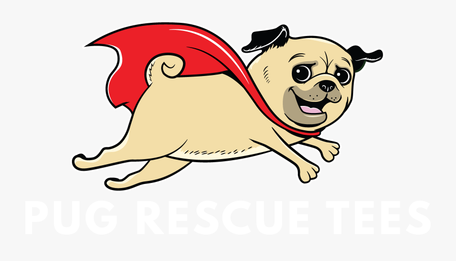 Peace Love Pugs Top - Pug, Transparent Clipart