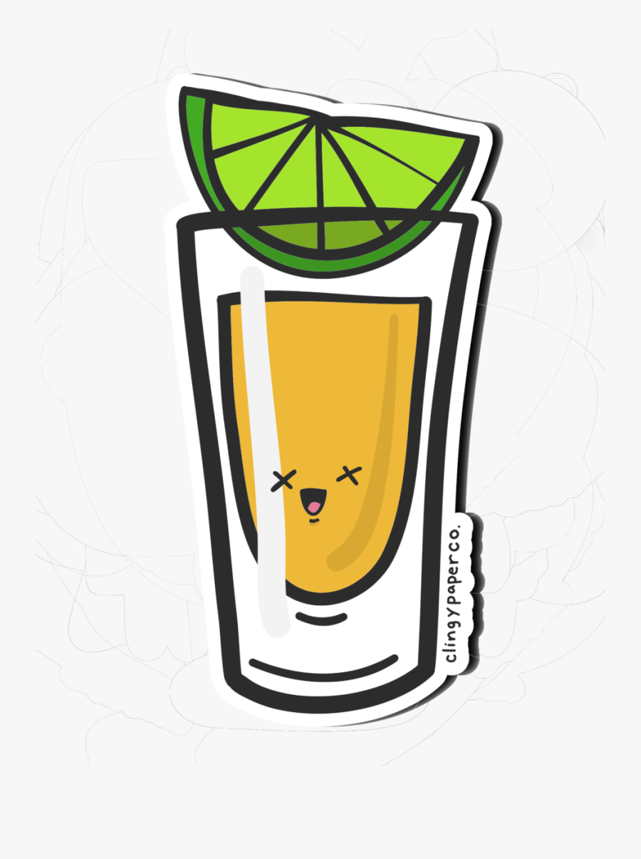 Tequila Shot Sticker , Transparent Cartoons - Tequila Shot Png , Free ...