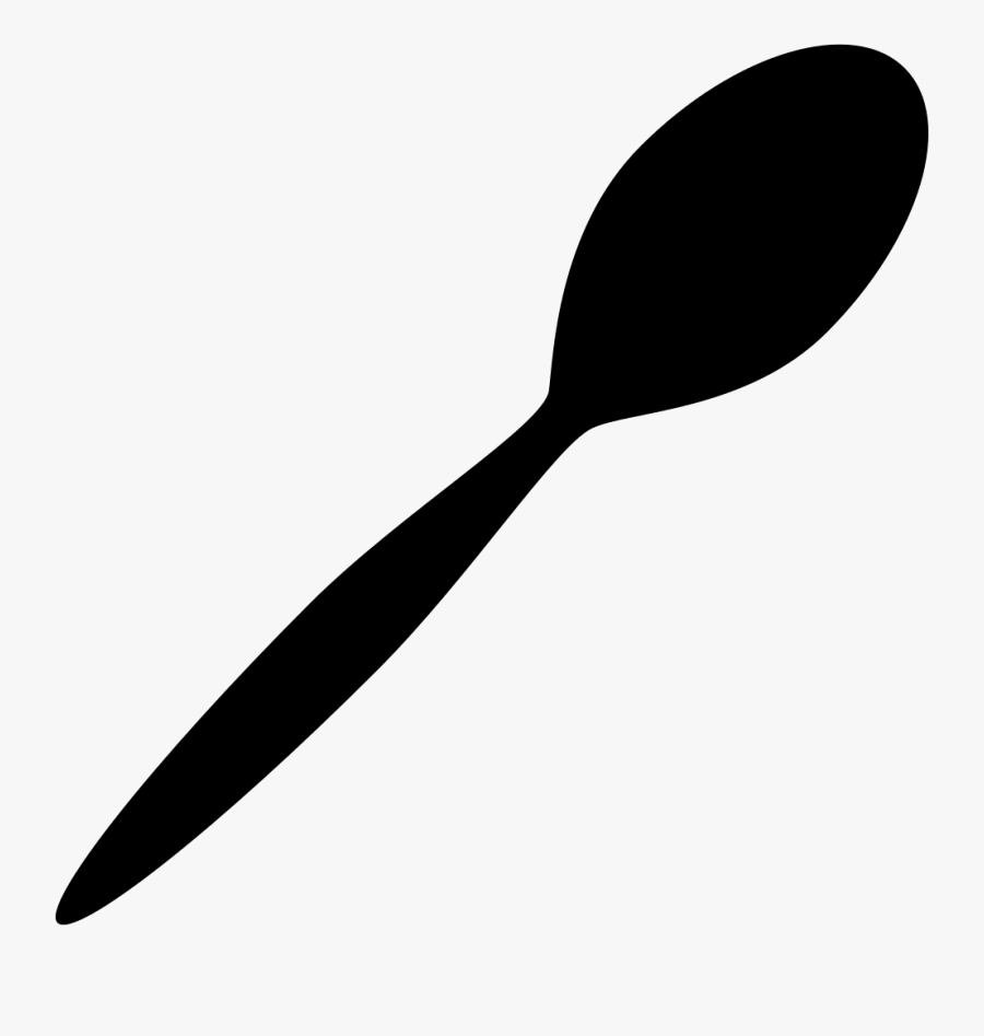 Teaspoon - Silueta Tenedor Png , Free Transparent Clipart - ClipartKey