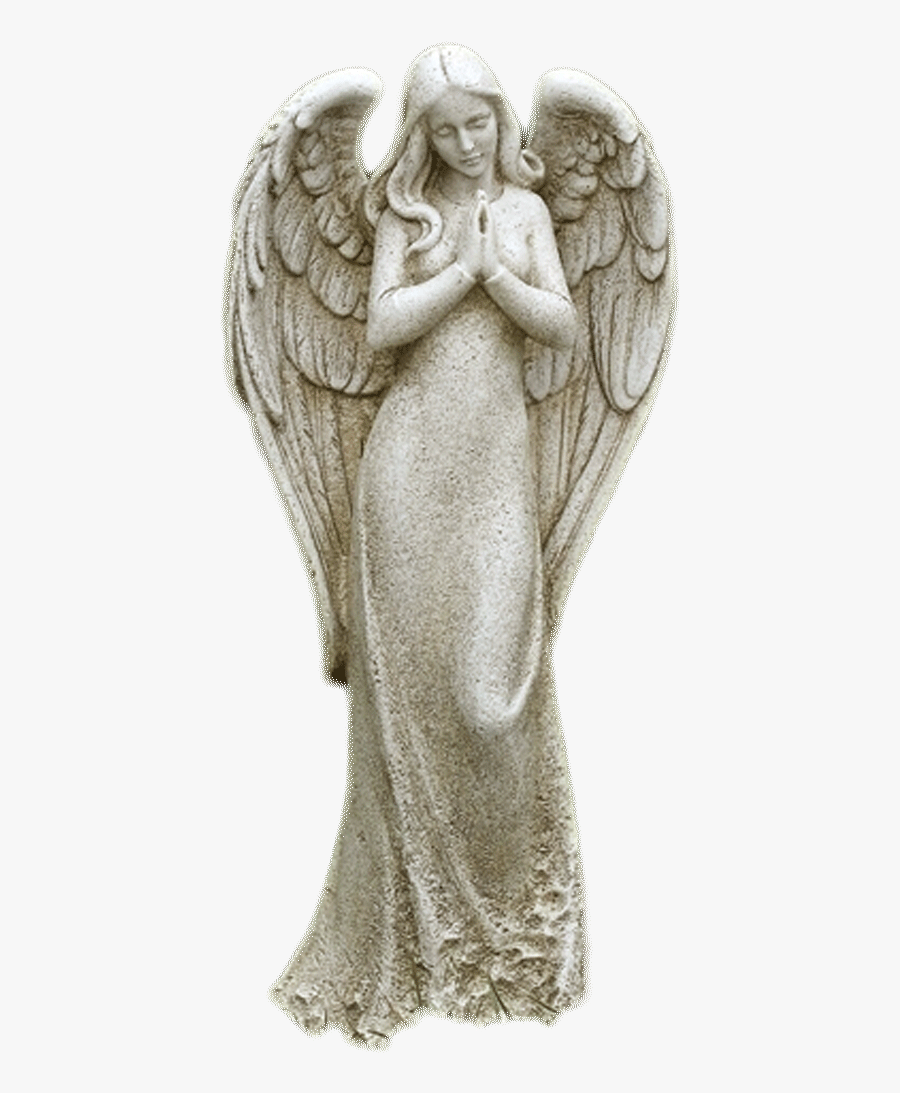 S Heavenly Garden - Angel Statue, Transparent Clipart