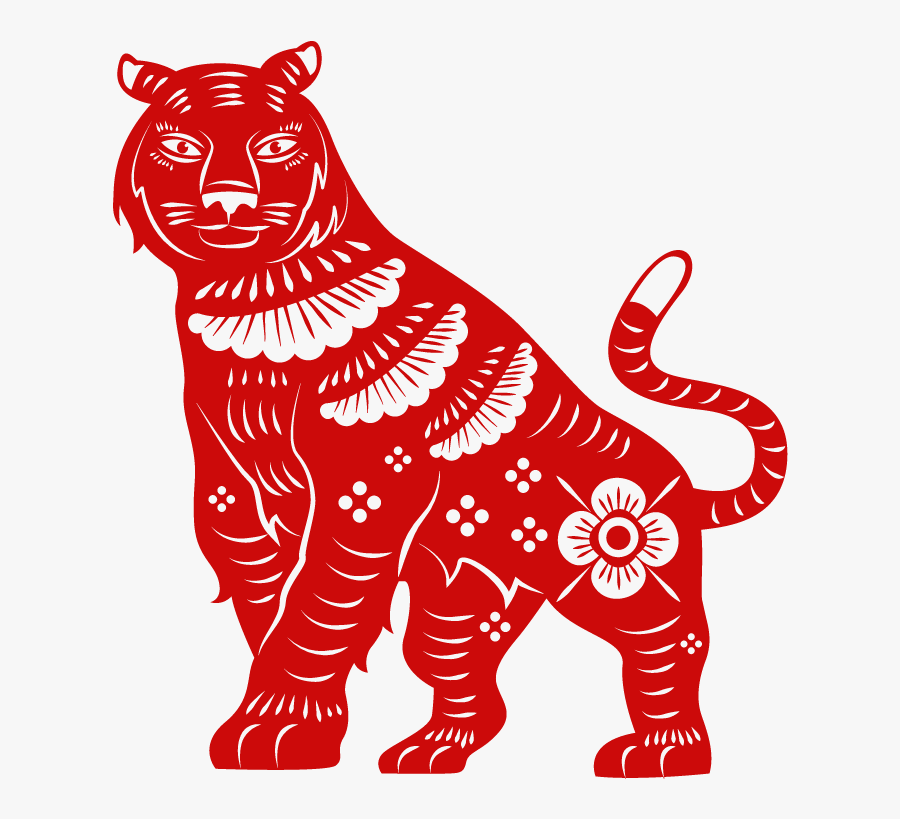 Chinese Zodiac Tiger - Tiger On Transparent Background , Free