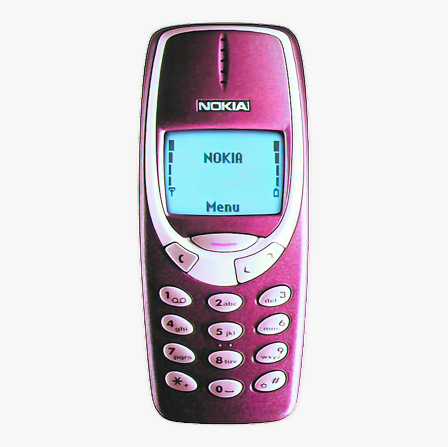 #nokia #phone #cellphone #pink #retro #vintage #oldschool - Nokia 3310, Transparent Clipart