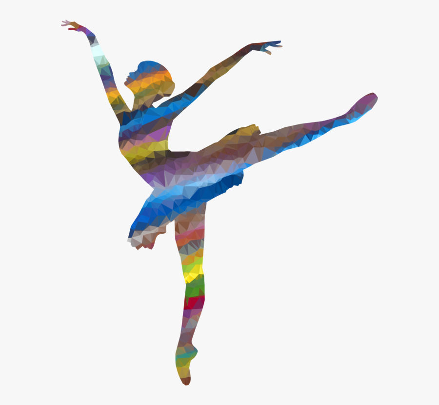 Performing Arts,ballet Dancer,purple - Silhouette Of A Ballerina, Transparent Clipart
