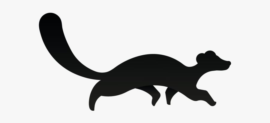 Mongoose Full Black@2x - Long Tail Mixers Logo, Transparent Clipart