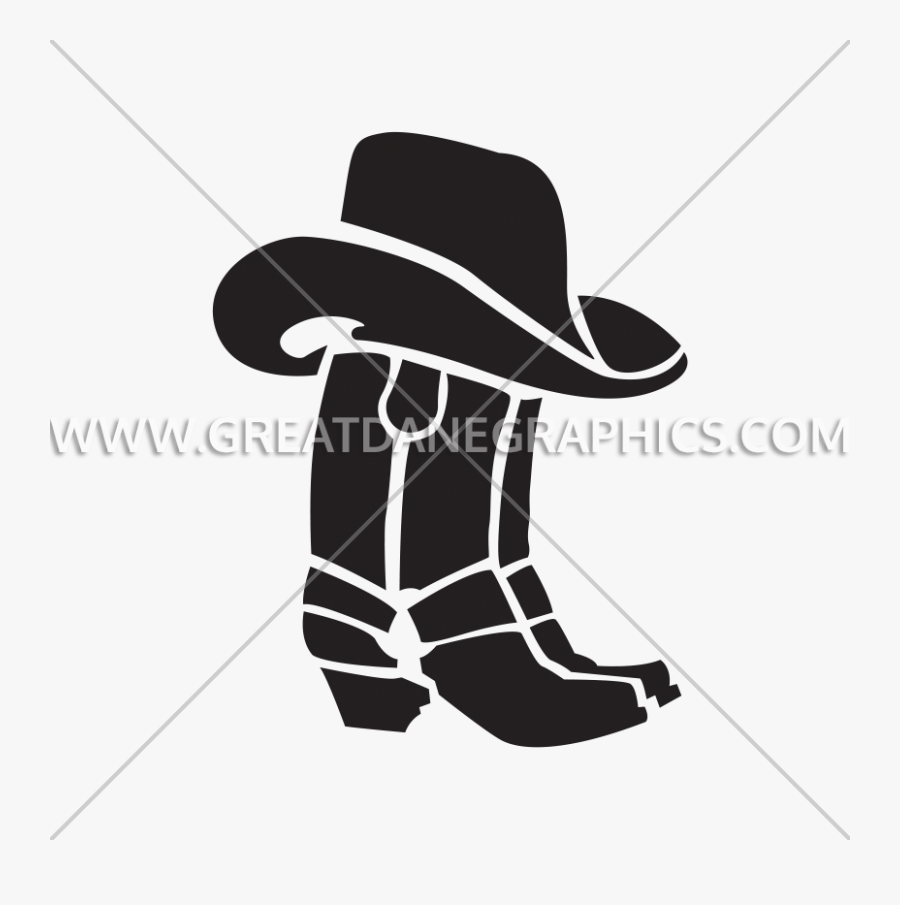 Cowboy Boots Clipart Guitar Hat - Cowboy Hat And Boots Silhouette ...