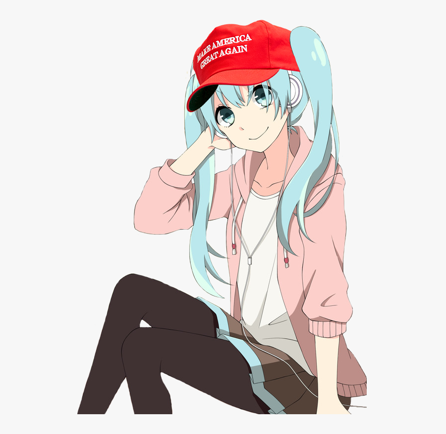 Clip Art Make America Great Again Anime - Portadas Anime Para Cuadernos, Transparent Clipart