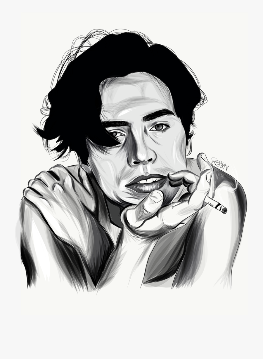 Cole Sprouse On Behance - Sketch, Transparent Clipart