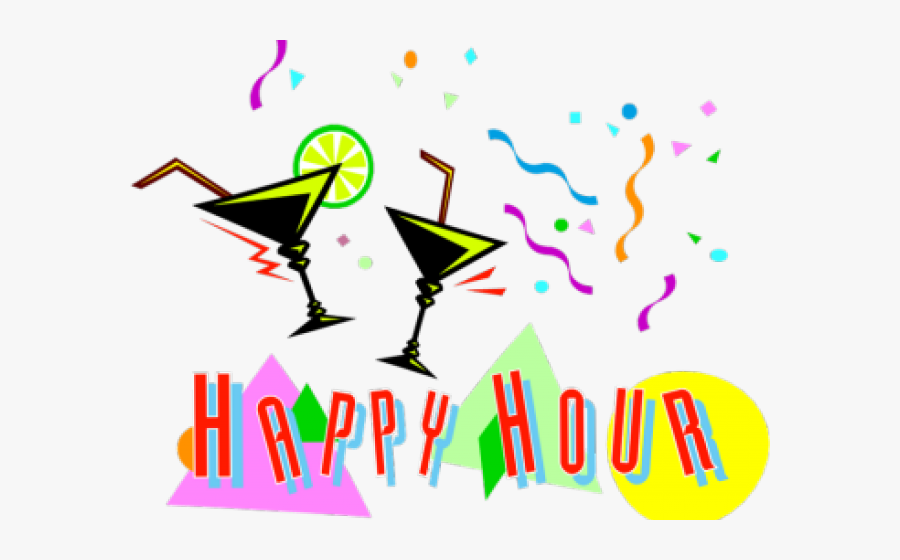 Cocktail Hour Cliparts - Happy Hour Clipart, Transparent Clipart