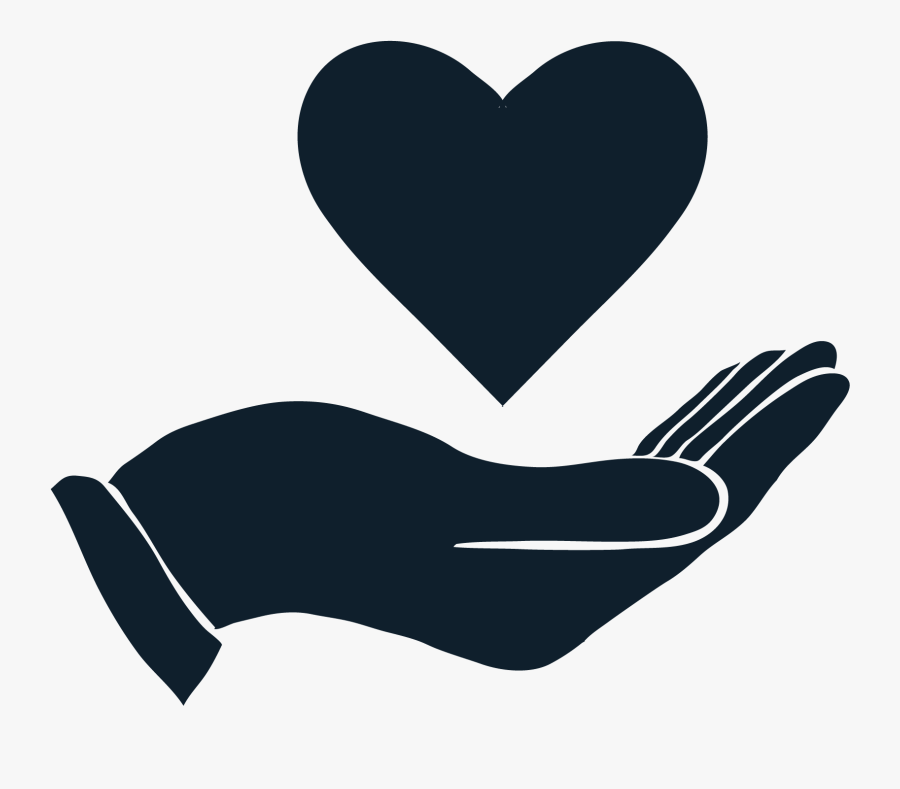 Transparent Hand With Heart, Transparent Clipart
