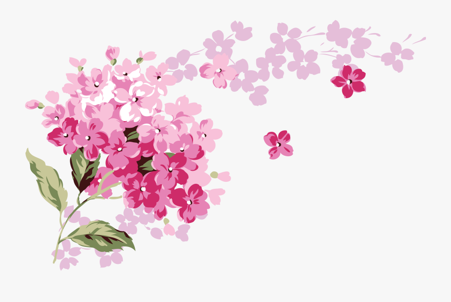 Watercolor Flower Background Png, Transparent Clipart