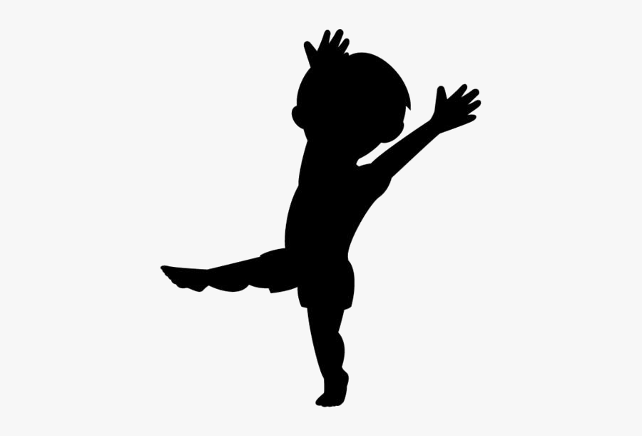 Gymnastics Tumbling Png Free Transparent Clipart - Black Run Girl Png, Transparent Clipart